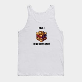 Peanut Butter And Jelly Kawaii Yummy Vintage Sandwich Toast Retro Tank Top